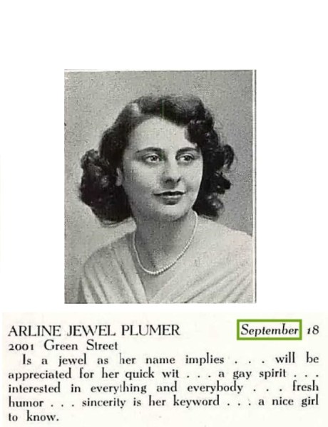 ArlinePlumer_HSyearbook1